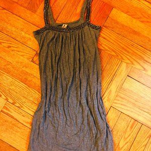 Metallic chain dress